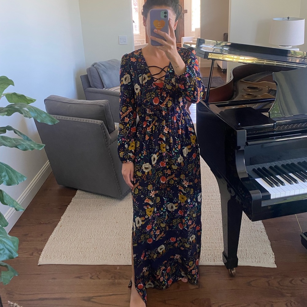 Maxi floral dress